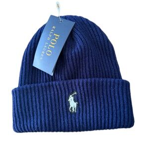 Ralph Lauren Blue Knit Beanie